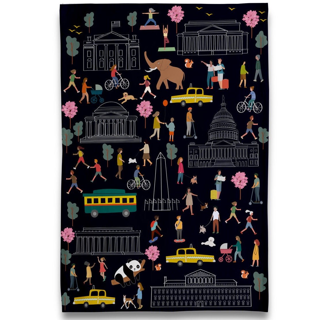 Tea Towel - We Love DC - Gift & Gather