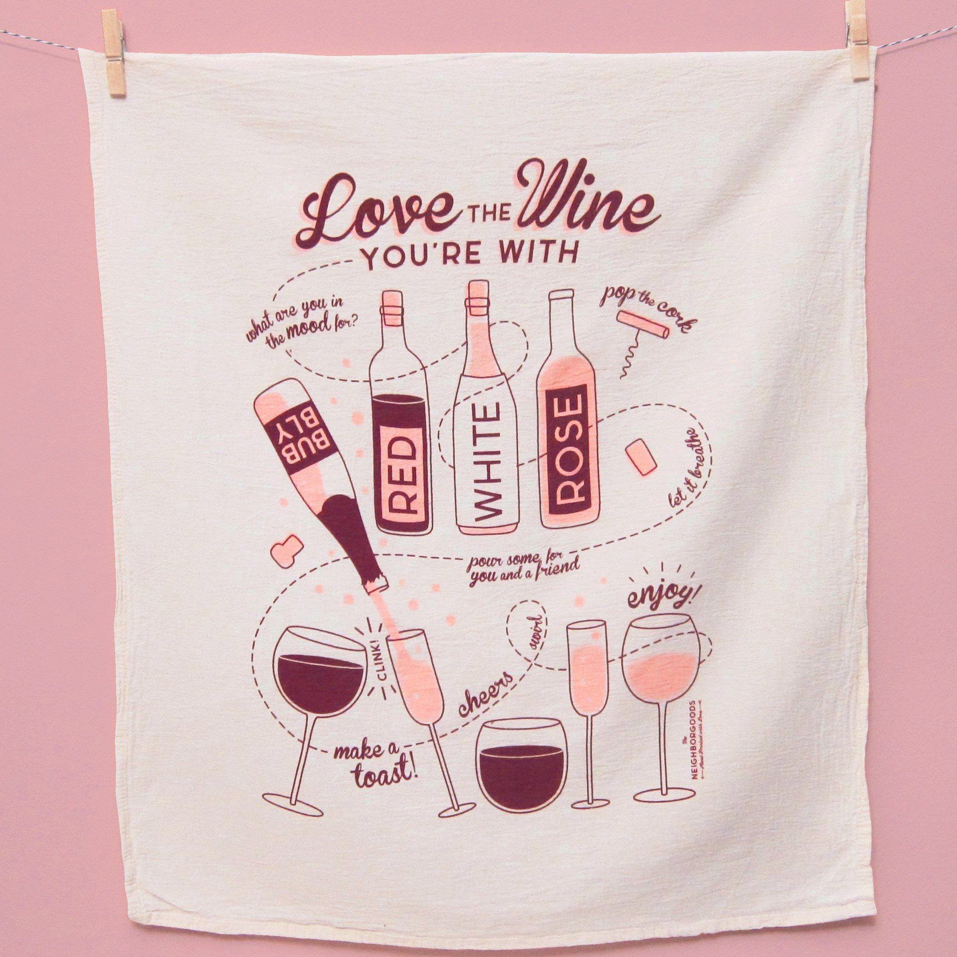 Tea Towel - Wine - Gift & Gather