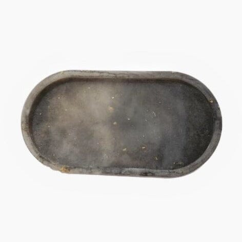 Trinket Tray - Gray & Gold - Gift & Gather