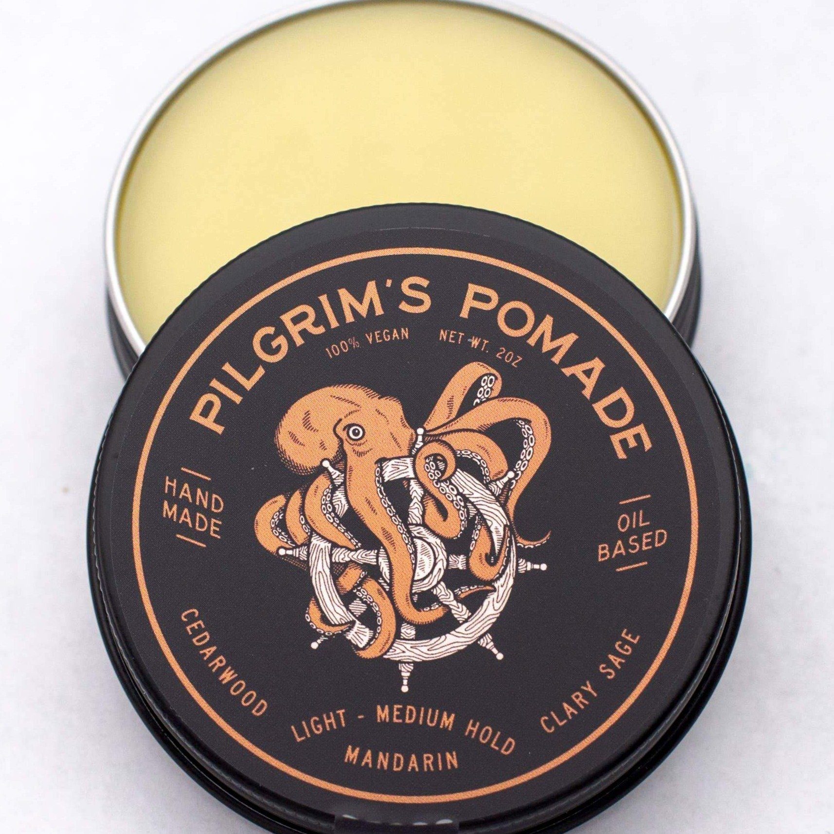 Vegan Pomade - 2 oz. - Clary Sage and Mandarin - Gift & Gather