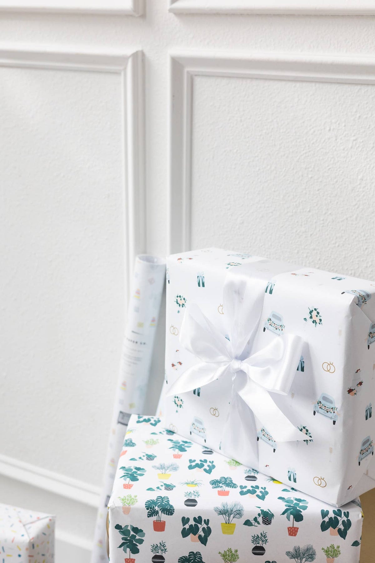 Wrapping Paper Roll - Wedding Pattern - Gift & Gather