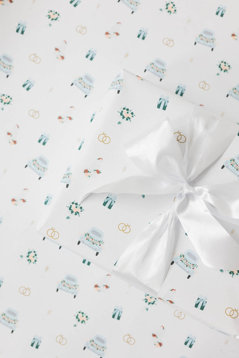 Wrapping Paper Roll - Wedding Pattern - Gift & Gather